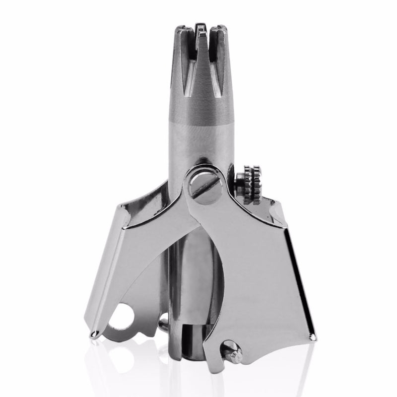 KEMEI ES-108 Portable Waterproof Manual Nose Trimmer For Shaving Face Care For Man Nose Ear Hair Trimmer Shaver