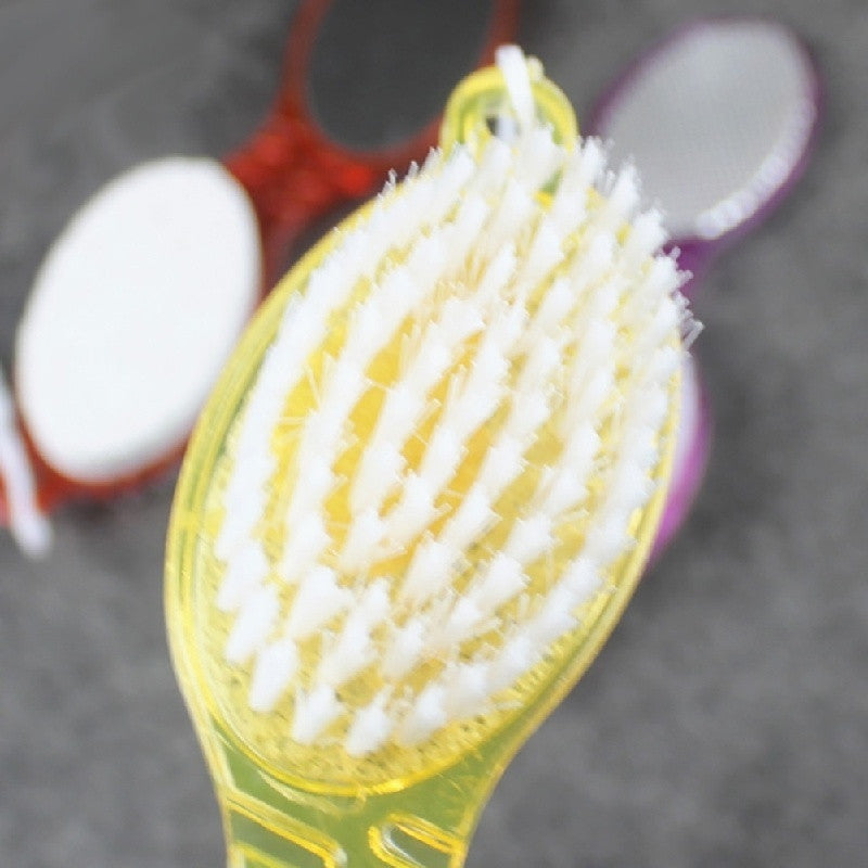 Double sided Rubbing Foot Plate Foot Wash Shoes Brush Nail Decorations