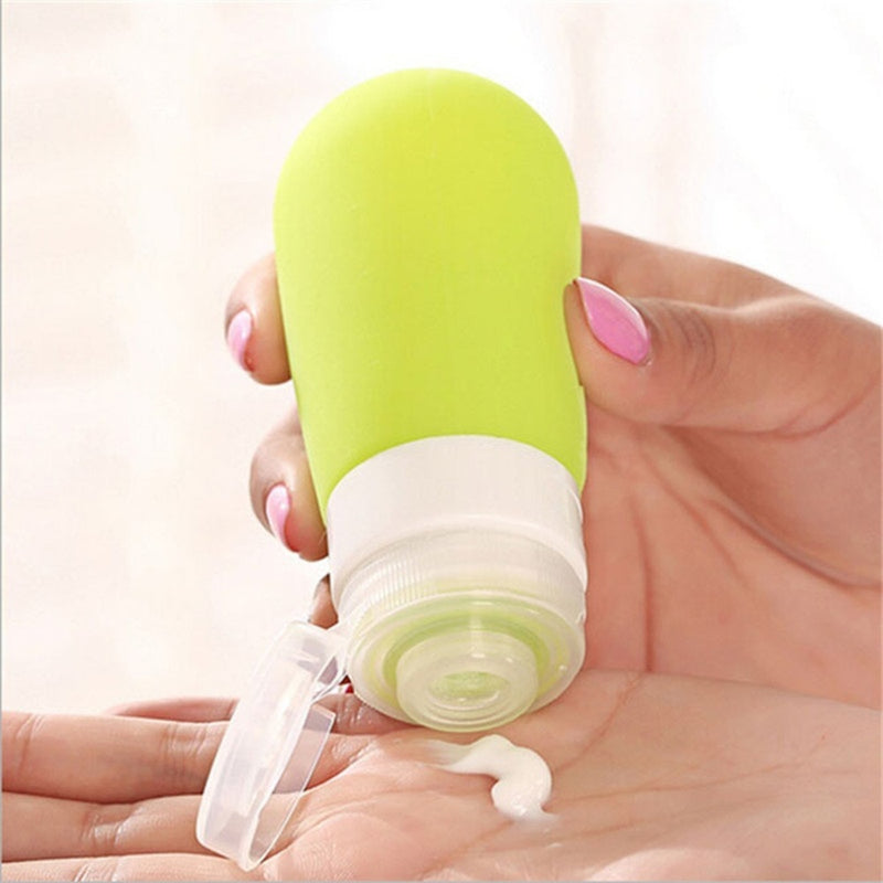 80ml Empty Plastic Squeezable Dropper Bottles Refillable Bottles 80ml Mini Silicone Travel Bottles Packing Squeezable Container