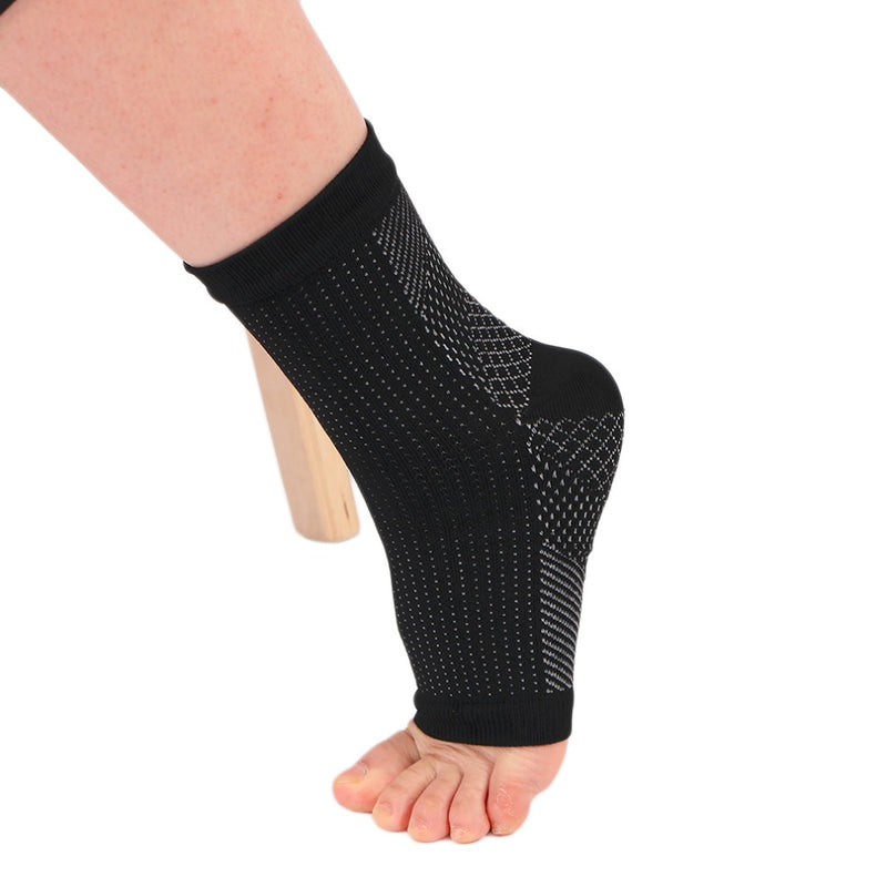 Professional Sport Foot Angle Anti-Fatigue Compression Foot Sleeve Unisex Exercise Running Basketball Anti-Fatigue Sock nylon