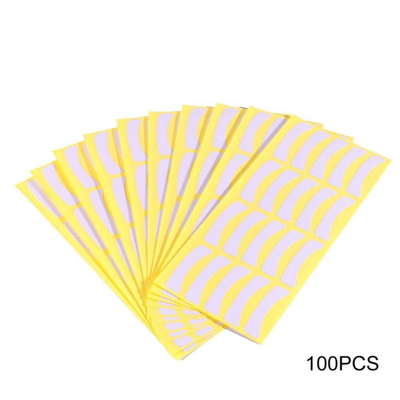 100Pcs Under Eye Pads Stickers For Eye Lash Paper Patches Tips Sticker Wraps Individual False Eyelashes Extensions Makeup Tool