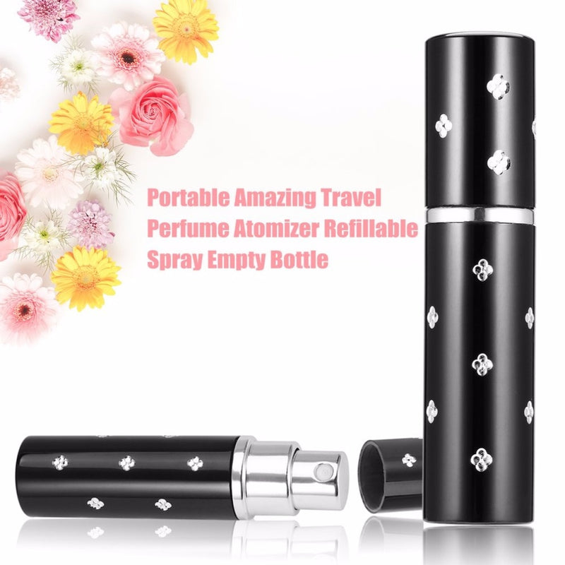 New arrival Mini Portable Travel Refillable Bottles Perfume Atomizer Bottle For Spray Scent Pump Case Empty 2017 Hot Sale