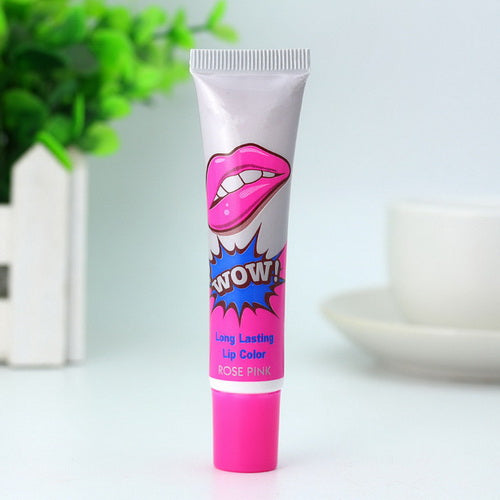 1Pcs Red Wow Matte Lipstick Liquid Lipstick Makeup Beauty Waterproof Matte Liquid Lipstick Lip Gloss Impermeavel LipGloss