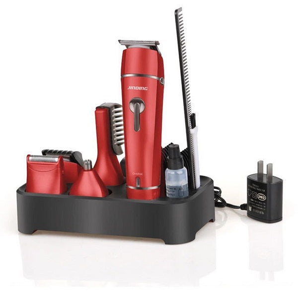 5-in-1 Rechargeable Stainless Steel Blade Cordless Shaver Razor Beard Body Hair Clipper Cutting Trimmer Kit Care Styling Tool