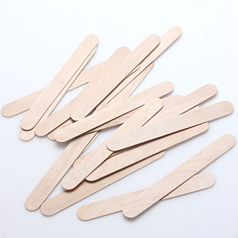 20PCS Wooden Body Hair Removal Sticks Wax Waxing Disposable Sticks