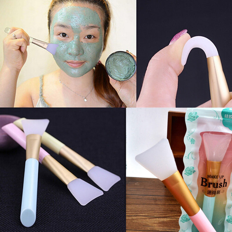 Women Facial Maskup Tools Beauty  Makeup Blender Foundation Soft Silicone Brush