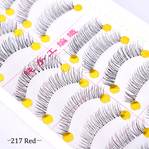 10 Pairs Fake Eyelashes 3D Mink Lashes False Thick Full Strip Long Black Natural Cruelty Free Handmade Makeup Beauty Tools CH504