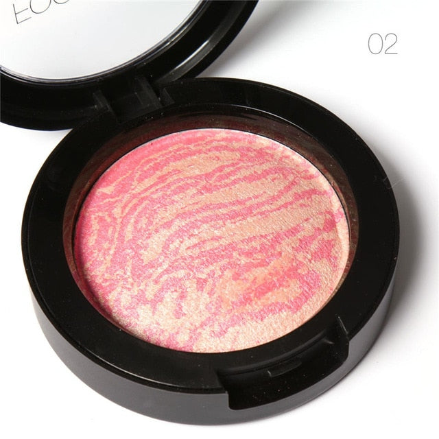 Focallure Natural Baked Face Pressed Blush Rouge Makeup Cheek Blusher Palettes Mineral Blusher Palette Cream Blush