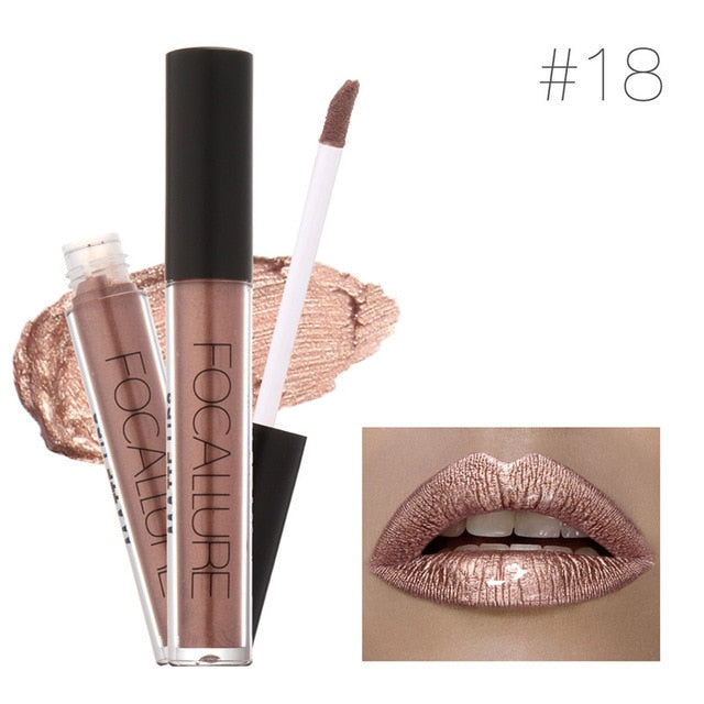 FOCALLURE Matt Lip Gloss Matte Lipstick Liquid Lipstick Matt Waterproof Pintalabios Batom Mate Liquido Mate Rossetti Labial
