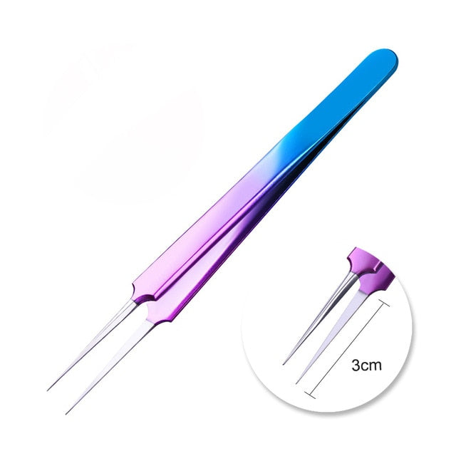 Gradient Blackhead Comedone Acne Remover Makeup Curved Nipper Stainless Beauty Cleaner Makeup Face Care Tool