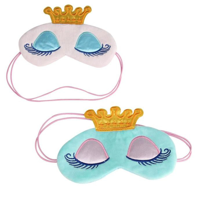 Cute Eyes Cover Crown Style Travel Sleeping Blindfold Shade Eye Mask