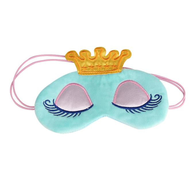 Cute Eyes Cover Crown Style Travel Sleeping Blindfold Shade Eye Mask