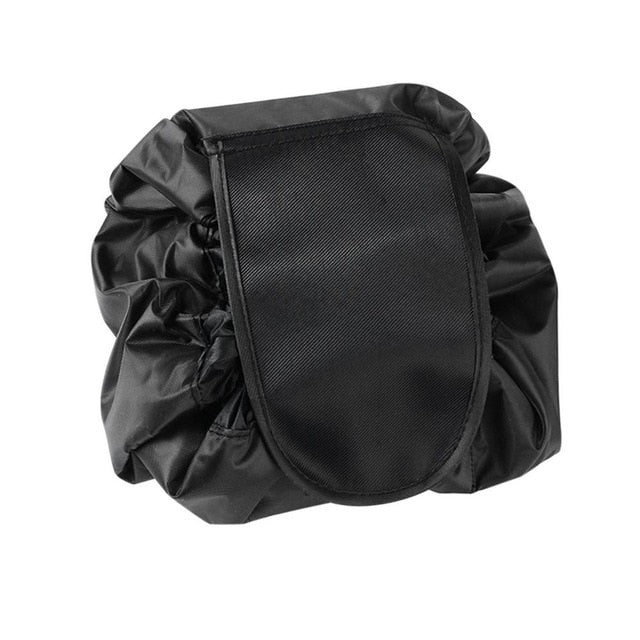 Korean Fashion Waterproof Large Capacity Quick Drawstring Makeup Jewelry Storage Bag Women Travel Cosmetic Bag Toiletry Tool Kit
