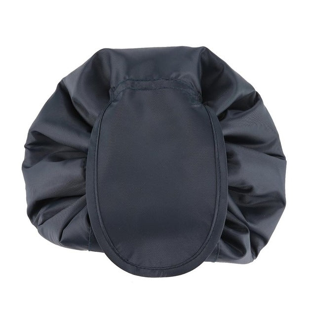 Korean Fashion Waterproof Large Capacity Quick Drawstring Makeup Jewelry Storage Bag Women Travel Cosmetic Bag Toiletry Tool Kit