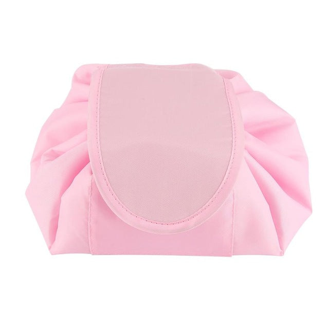 Korean Fashion Waterproof Large Capacity Quick Drawstring Makeup Jewelry Storage Bag Women Travel Cosmetic Bag Toiletry Tool Kit