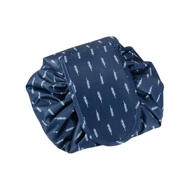 Korean Fashion Waterproof Large Capacity Quick Drawstring Makeup Jewelry Storage Bag Women Travel Cosmetic Bag Toiletry Tool Kit