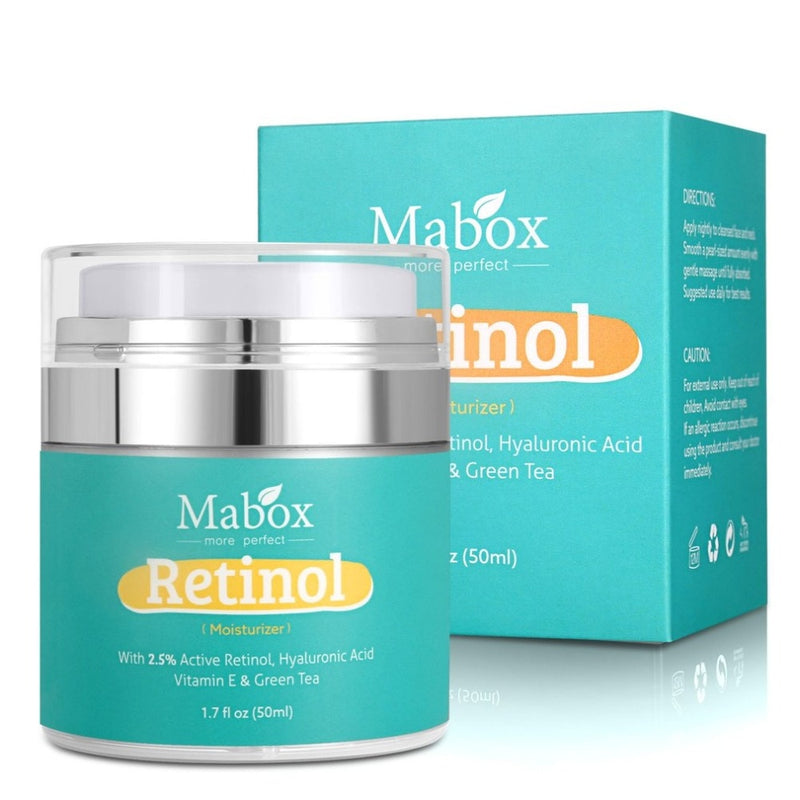 Mabox 50ML Moisturizer Face Cream Vitamin E Collagen Anti Aging Wrinkles Acne Hyaluronic Acid Whitening Cream Women Skin Care