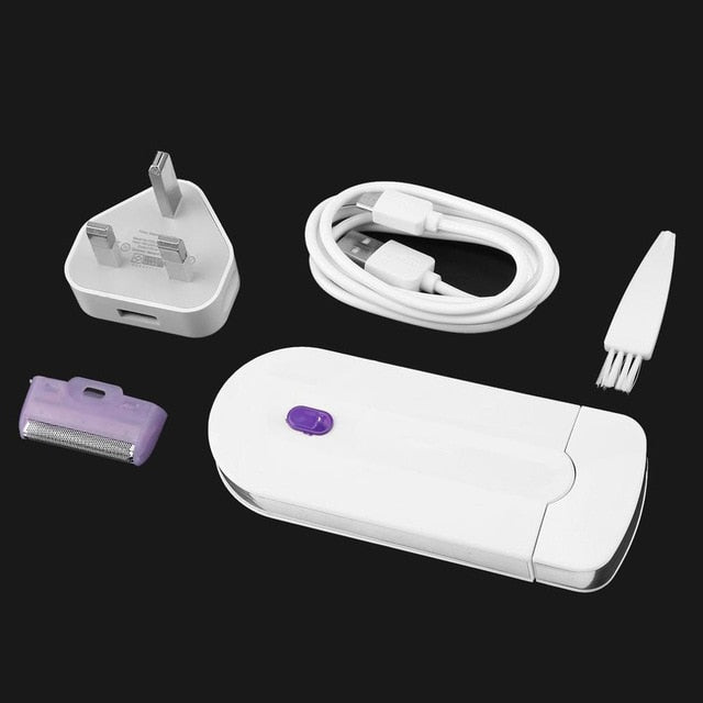 Rechargeable Laser Hair Removal Tools Face Body Health Care Depilator Lightweight Hair Remover Battery-Powered Women's Epilator