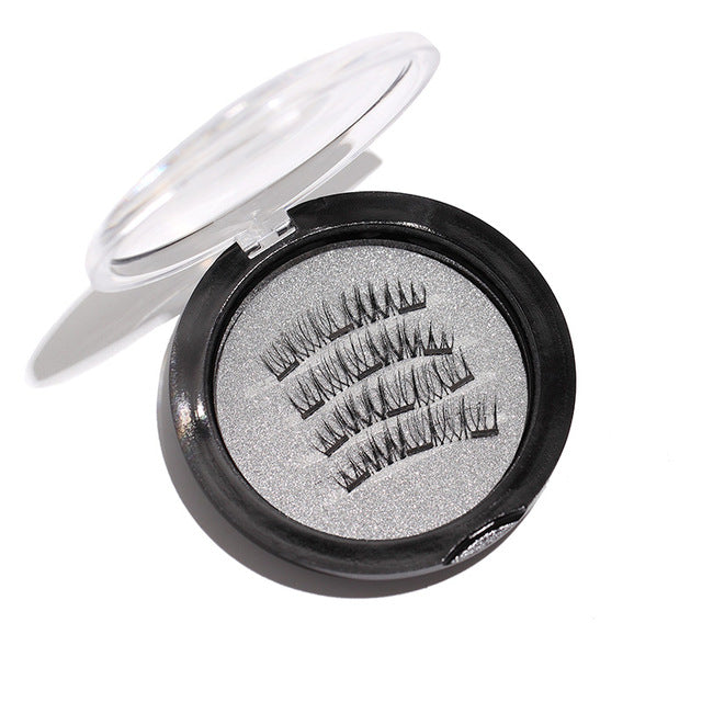 ROSALIND Professional Magnetic Eyelashes For Building False Lashes Natural No Glue 6D 4PCS Fake Eyelash Extension Easy Handle