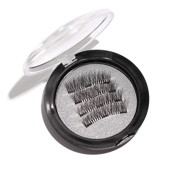 ROSALIND Professional Magnetic Eyelashes For Building False Lashes Natural No Glue 6D 4PCS Fake Eyelash Extension Easy Handle