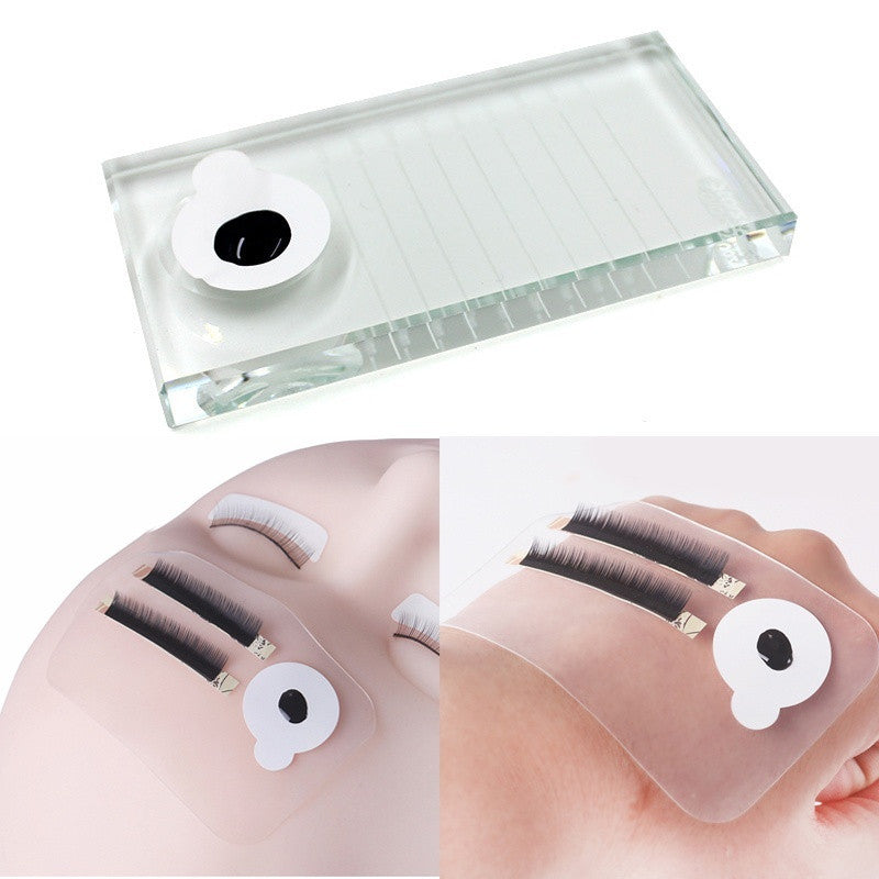 1PCs Disposable Eyelash Glue Holder Pallet Paper 2.5 Cm Eyelash Extension Glue Pads Stand on Eyelash Tool
