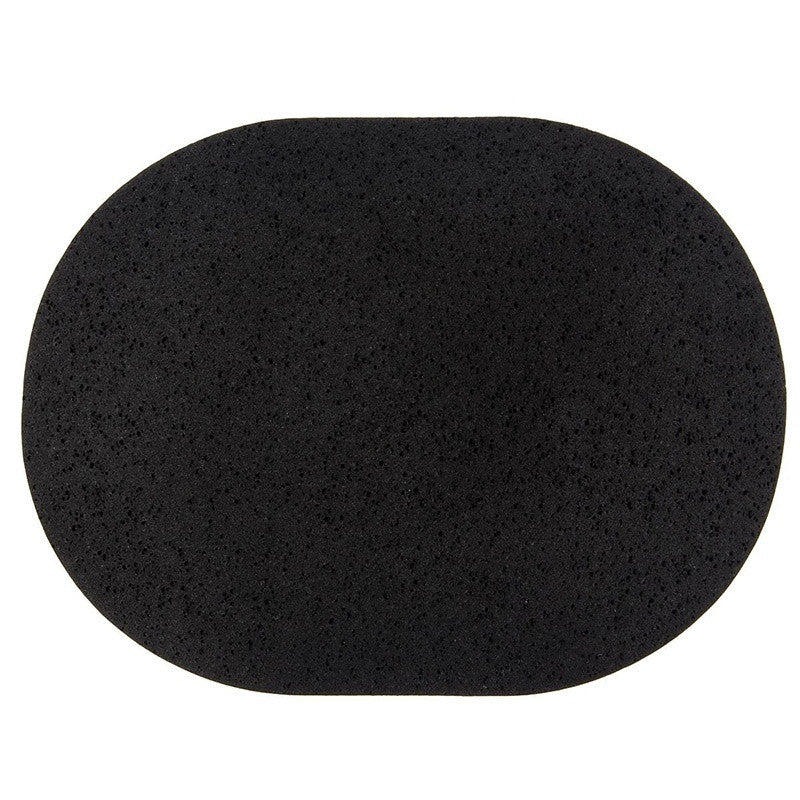 Natural Black Bamboo Sponge Beauty Facial Wash Cleaning Cosmetic Puff