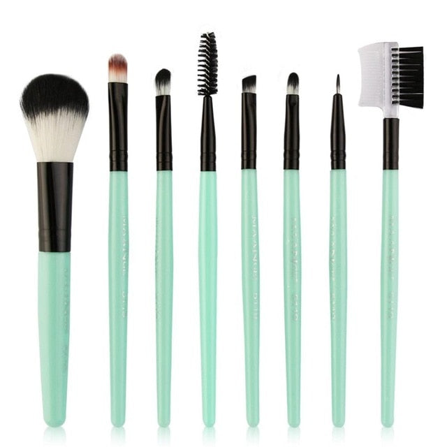 8 pcs Professional Makeup Brushes Set Powder Eyeshadow Highlight Foundation Beauty Cosmetics Make Up Brush Tool Kits