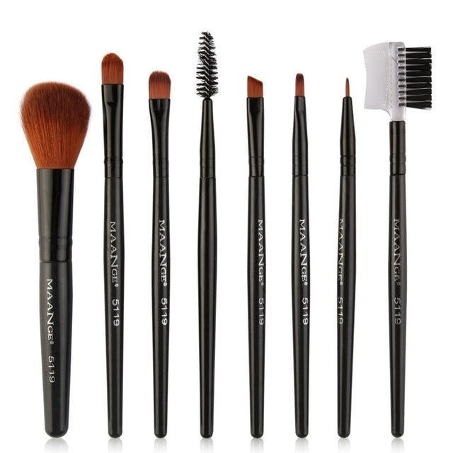 8 pcs Professional Makeup Brushes Set Powder Eyeshadow Highlight Foundation Beauty Cosmetics Make Up Brush Tool Kits