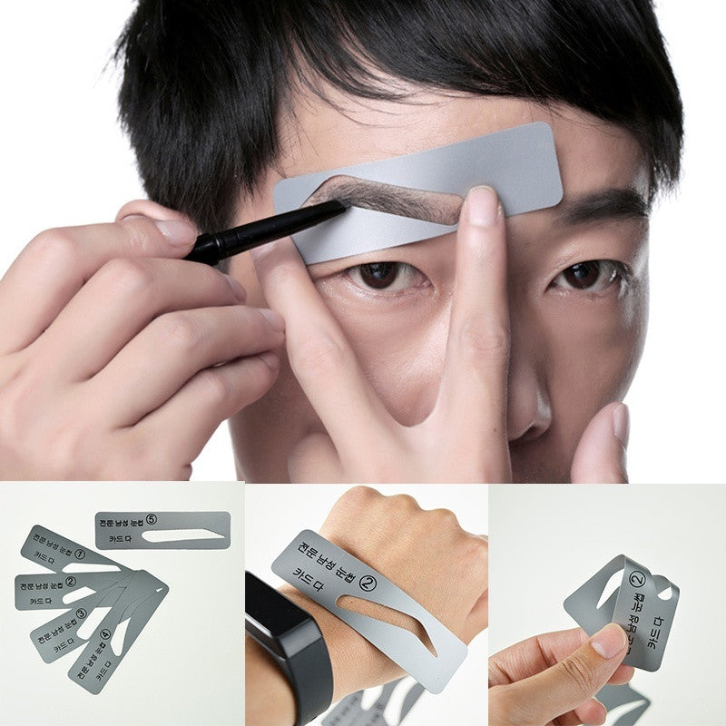 5 Pcs Eyebrow Stencils Eyebrow Stencils 5 Types For The Man Eyebrow Stencils Template Make up Tools