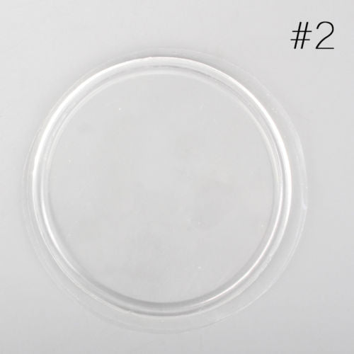 2pcs Grafting Eyelash Tool Glue Sticker Silicone Gasket False Eyelash Tool Adsorption Silicone Mat