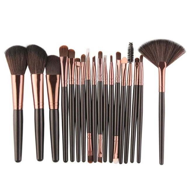 18 Pcs MAANGE Makeup Tools Set Brushes Suit Foundation Eye Lip Eyeshadow Brush