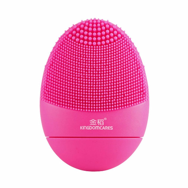 Silicone Face Cleaning Instrument Facial Cleanser Massager Washing Brush Skin Care for Reducing Exfoliating Rechargeable