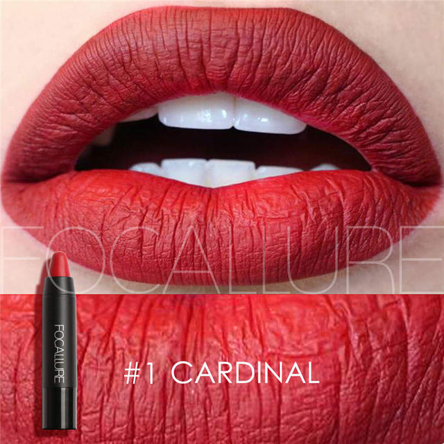 FOCALLURE Lip Makeup Lipstick Long Last Waterproof Sexy Color Lip Stick Beauty Matte Liner Batom Mate Lipstick Makeup Cosemetics