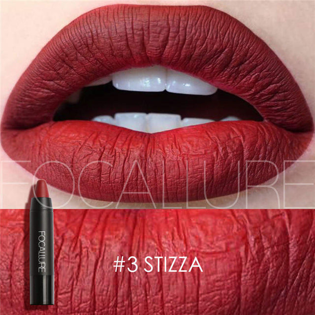 FOCALLURE Lip Makeup Lipstick Long Last Waterproof Sexy Color Lip Stick Beauty Matte Liner Batom Mate Lipstick Makeup Cosemetics