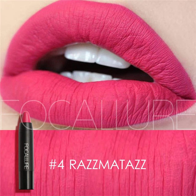 FOCALLURE Lip Makeup Lipstick Long Last Waterproof Sexy Color Lip Stick Beauty Matte Liner Batom Mate Lipstick Makeup Cosemetics