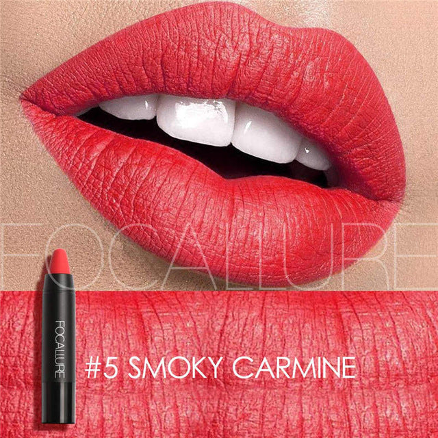 FOCALLURE Lip Makeup Lipstick Long Last Waterproof Sexy Color Lip Stick Beauty Matte Liner Batom Mate Lipstick Makeup Cosemetics