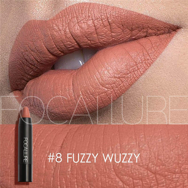 FOCALLURE Lip Makeup Lipstick Long Last Waterproof Sexy Color Lip Stick Beauty Matte Liner Batom Mate Lipstick Makeup Cosemetics