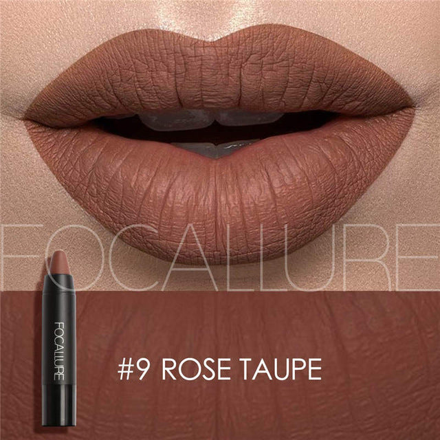 FOCALLURE Lip Makeup Lipstick Long Last Waterproof Sexy Color Lip Stick Beauty Matte Liner Batom Mate Lipstick Makeup Cosemetics