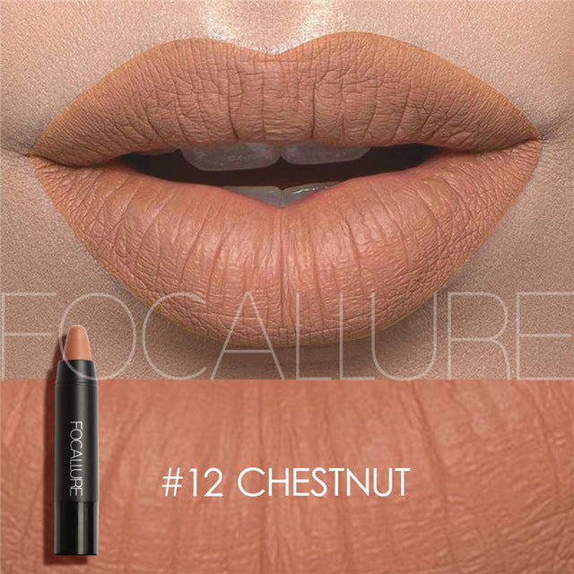 FOCALLURE Lip Makeup Lipstick Long Last Waterproof Sexy Color Lip Stick Beauty Matte Liner Batom Mate Lipstick Makeup Cosemetics