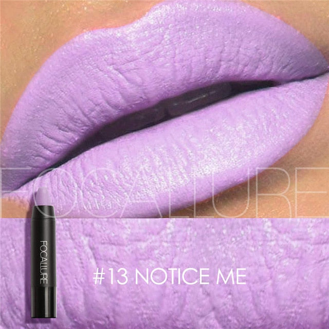 FOCALLURE Lip Makeup Lipstick Long Last Waterproof Sexy Color Lip Stick Beauty Matte Liner Batom Mate Lipstick Makeup Cosemetics