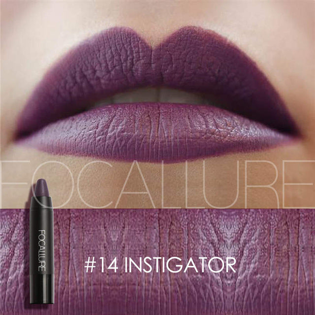 FOCALLURE Lip Makeup Lipstick Long Last Waterproof Sexy Color Lip Stick Beauty Matte Liner Batom Mate Lipstick Makeup Cosemetics