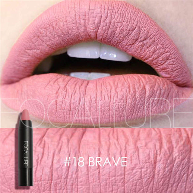 FOCALLURE Lip Makeup Lipstick Long Last Waterproof Sexy Color Lip Stick Beauty Matte Liner Batom Mate Lipstick Makeup Cosemetics