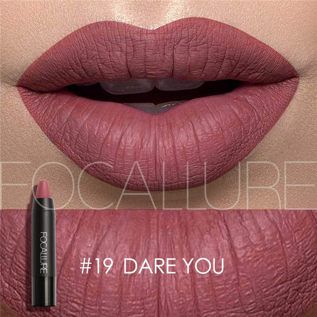 FOCALLURE Lip Makeup Lipstick Long Last Waterproof Sexy Color Lip Stick Beauty Matte Liner Batom Mate Lipstick Makeup Cosemetics