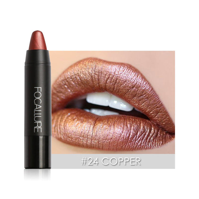 FOCALLURE Lip Makeup Lipstick Long Last Waterproof Sexy Color Lip Stick Beauty Matte Liner Batom Mate Lipstick Makeup Cosemetics